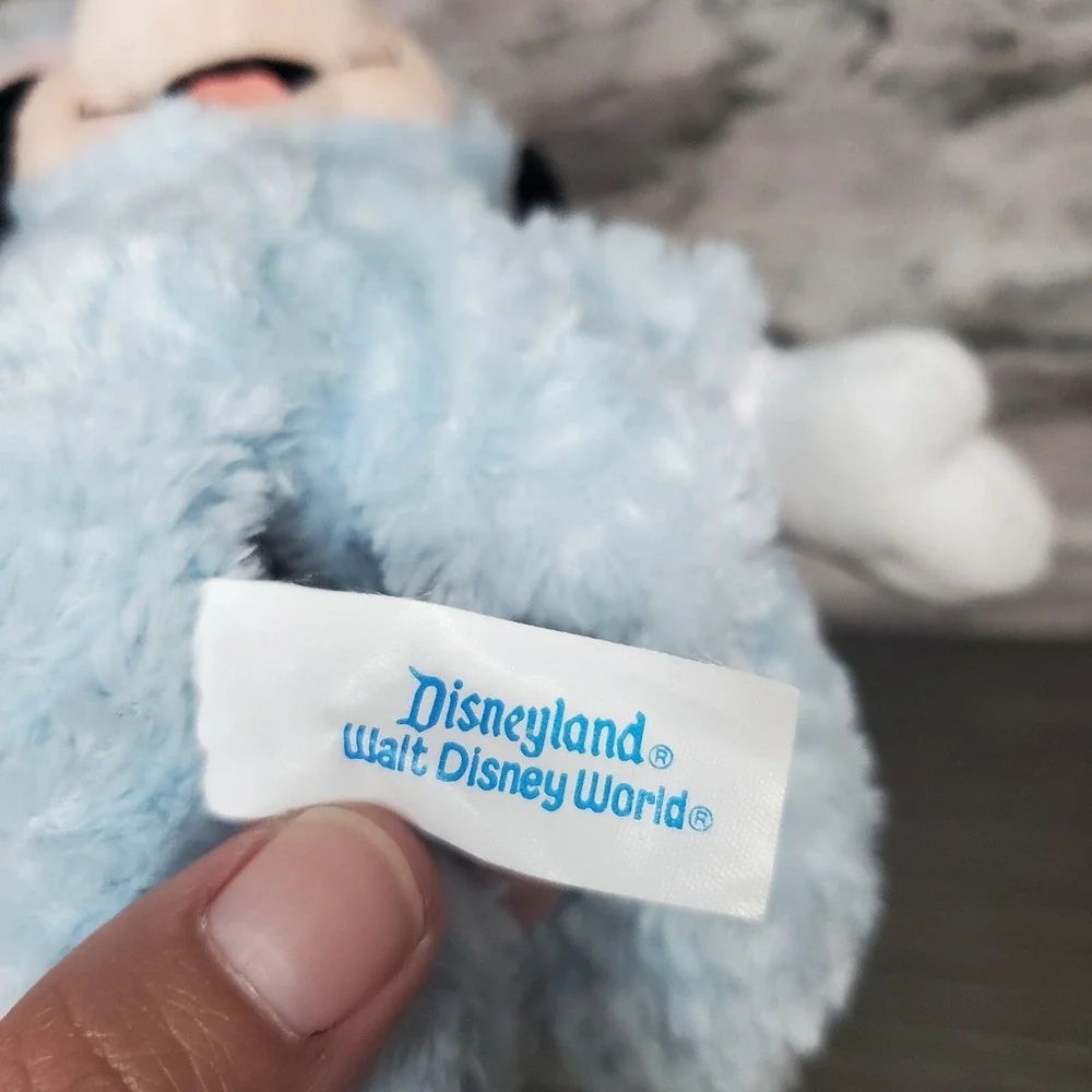 Disneyland  Mickey Mouse Easter Plush In Blue Bunny Suit With‎ Eggs / Basket 10